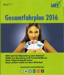Fahrplanbuch MVV München, 2010-2022 (verschiedene Ausgaben)